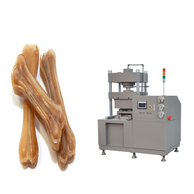 Pet Rawhide Dental e Snacks Making Machine / pet food processing line