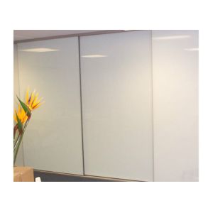 Fashion White Back Painted Glass 3mm Thickness For Wall Decoration / Furniture