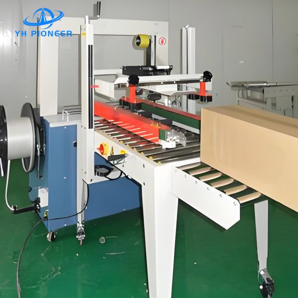Stainless Steel Automation Carton Sealer Machine With 18m/Min Conveyor