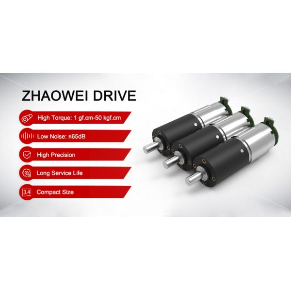 Waterproof 12v 24V 715mA Dc Gear Motor With Micro Planetary Gearbox