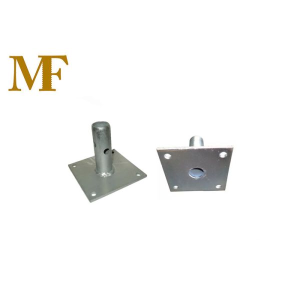Buy Q235 Steel Scaffolding Accessory Base Plate 100mm-200mm at wholesale prices