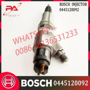 Common Rail Assembly Diesel Fuel Injector 0445120092 With Nozzle DLLA137P1648