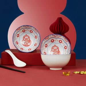 Round Ceramic Serving Bowls For OEM And Restaurant Supplies