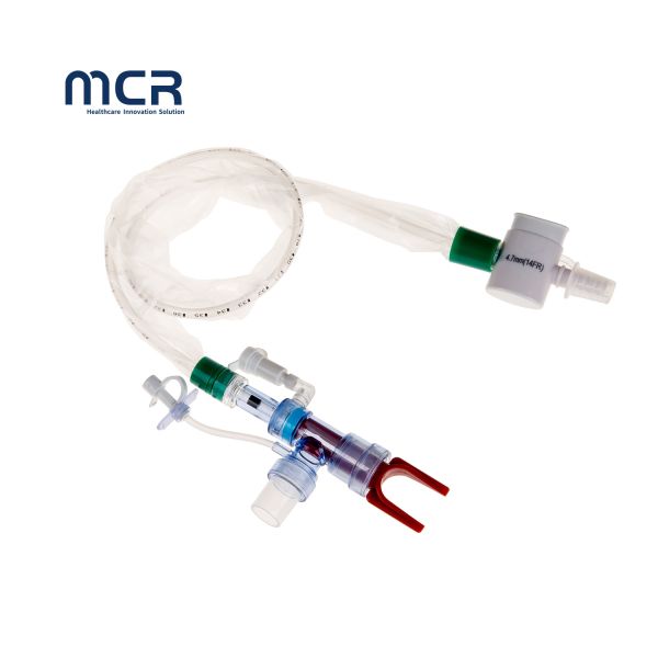 Buy Disposable Closed Suction Catheter Automatic Flushing 72H Double Swivel Elbow at wholesale prices