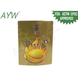 China Fresh Sea Food Packaging Bags Vivid Printing Customized Size For Mexico Abalone on sale