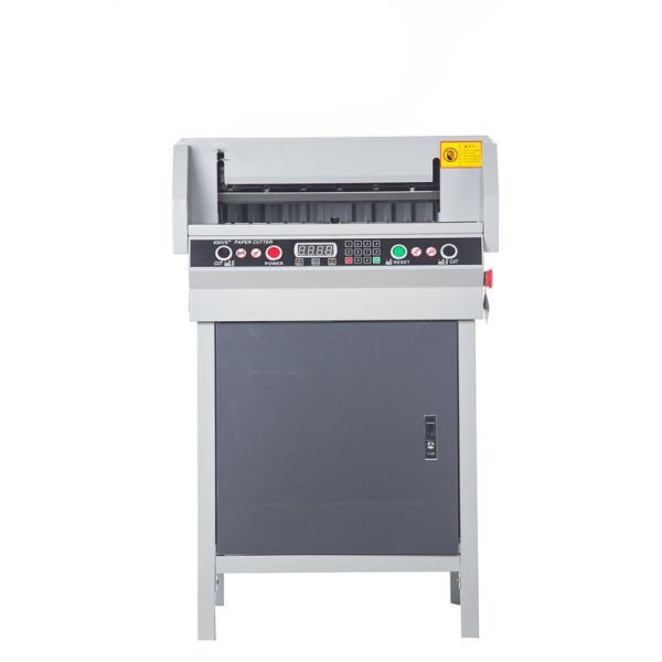 Buy 40mm Thickness Electric Guillotine Paper Cutter G450VS+ For Industrial at wholesale prices