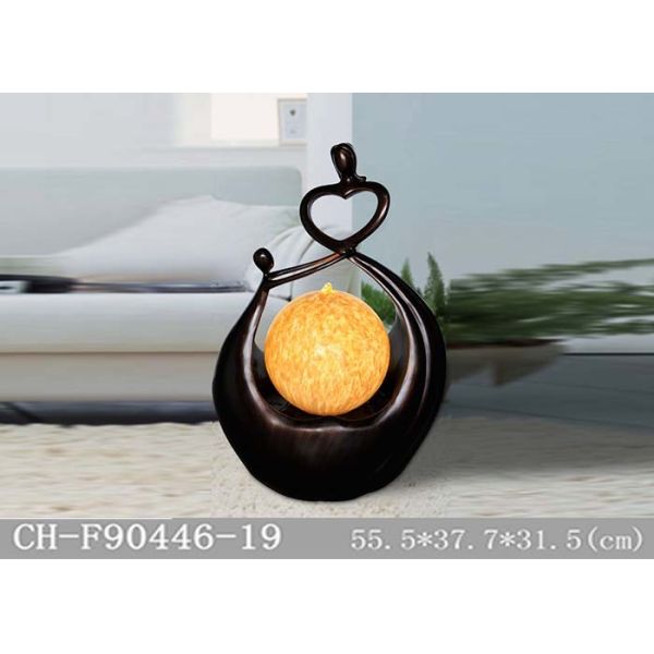 Buy Fiberglass Led Light Indoor Water Fountain With Lighting Ball at wholesale prices