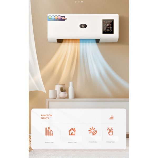 Small Size 1800W Electric Heater and Mobile Air Conditioner for Home Bathroom Bedroom