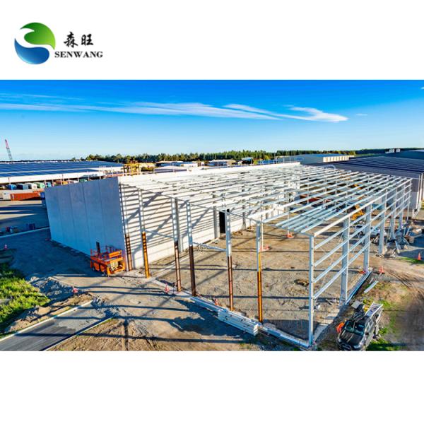 Buy ISO 9001 Certified Steel Structure Warehouse with Custom Wall Cladding at wholesale prices