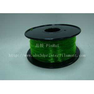 Green 0.8kg / Roll Flexible 3D Printer Filament Environmentally Friendly