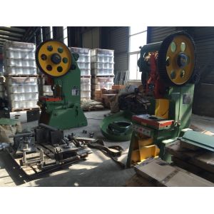Green House Pipe Clamping Parts Mechanical Press Machine / Punching Machine