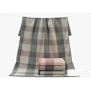 Plain Pattern Compact Soft Terry 100 cotton bath towels For Children / Adults ,