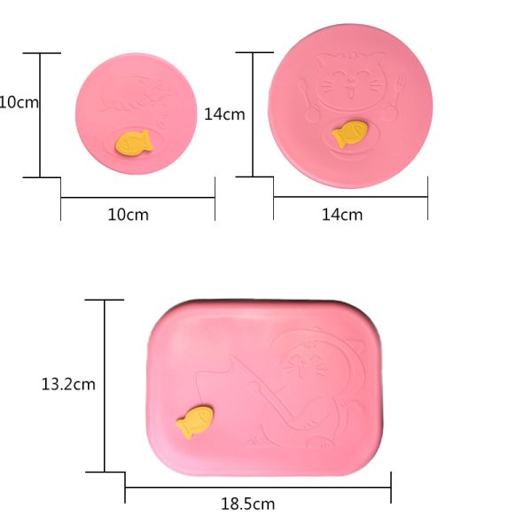 Durable 3pcs Silicone Baby Feeding Set Non Toxic Plate Dividers For Food