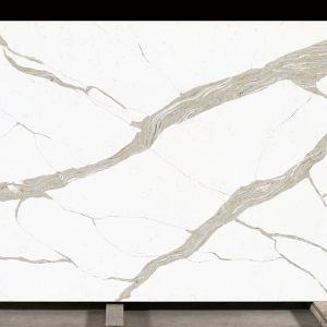 Calacatta Classical Polished Honed White Quartz Stone Veneer White Quartzite