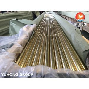 Quality ASME SB111 C44300 Admiralty Brass Tube O61 Cold Finished for Heat Exchanger for sale