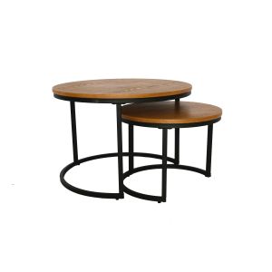 3 Set Of 18mm 70x48mm Round Wood Dinning Table