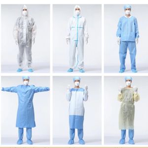 PE PP CPE Waterproof 25GSM Surgical Isolation Gowns