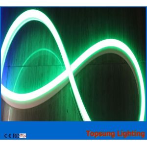 popular 220v ip67 waterproof for outdoor green bi-side led neon lights