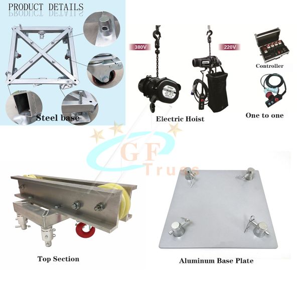 Best selling exhibition concert event aluminum stage truss accessories