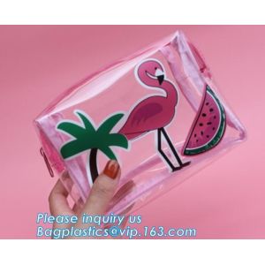 vinyl pvc zipper bags with handles, Handbag Storage Anti-dust Cover Clear