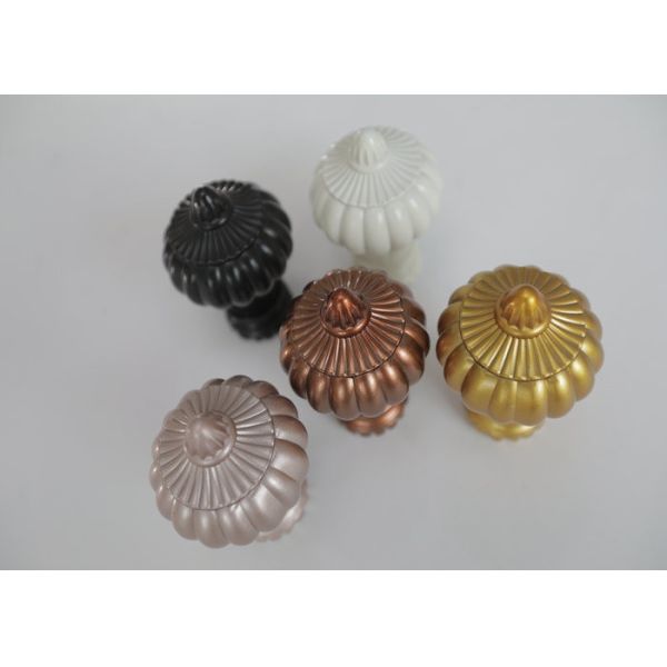 Buy Adjustable One Inch Black Curtain Pole Finials at wholesale prices