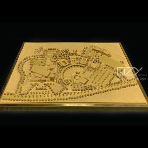 Egypt Mockup Landscape Model Architecture Brass 1/1000 OEM