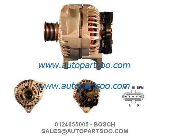 Buy 0124655005 0986045430 BOSCH Alternator 24V 90A Alternador at wholesale prices