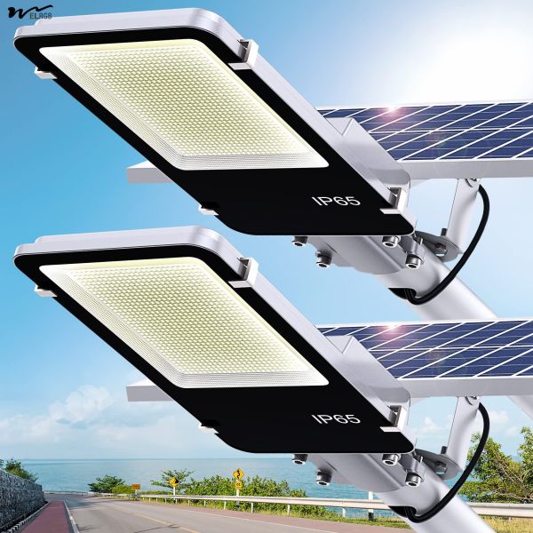 Onsite Metering Lighting Solutions 1200W LED Solar Street Light 10000LM Dusk to