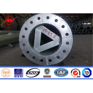 50 Meters 16 Sides High Mast Lighting Lowering Device With Auto Hoisting System