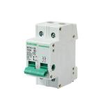 Single Phase TUV AC CE 2 Pole MCB Circuit Breakers