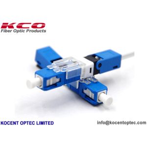 3D Pass Fiber Optic Fast Connector with No Epoxy or Polishing Required for Quick