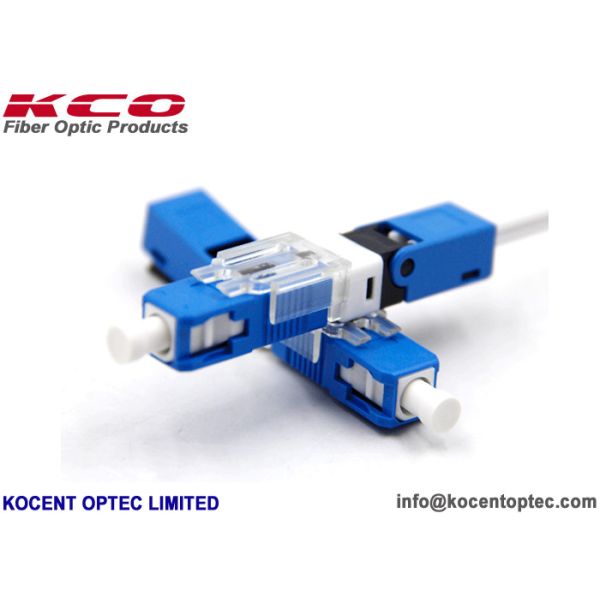 3D Pass Fiber Optic Fast Connector with No Epoxy or Polishing Required for Quick