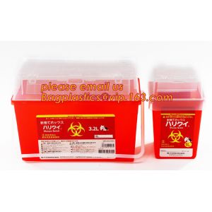 5-quart sharp containers regulations, biohazard sharp container, Disposable dual