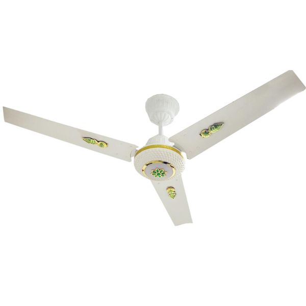 Solar Powered Blade Ceiling Fan 12V Energy Saving With LED Light