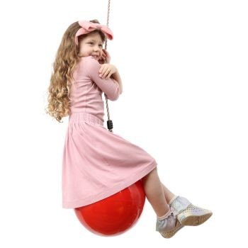 Creative Playthings Plastic Green Buoy Ball Swing with Chains