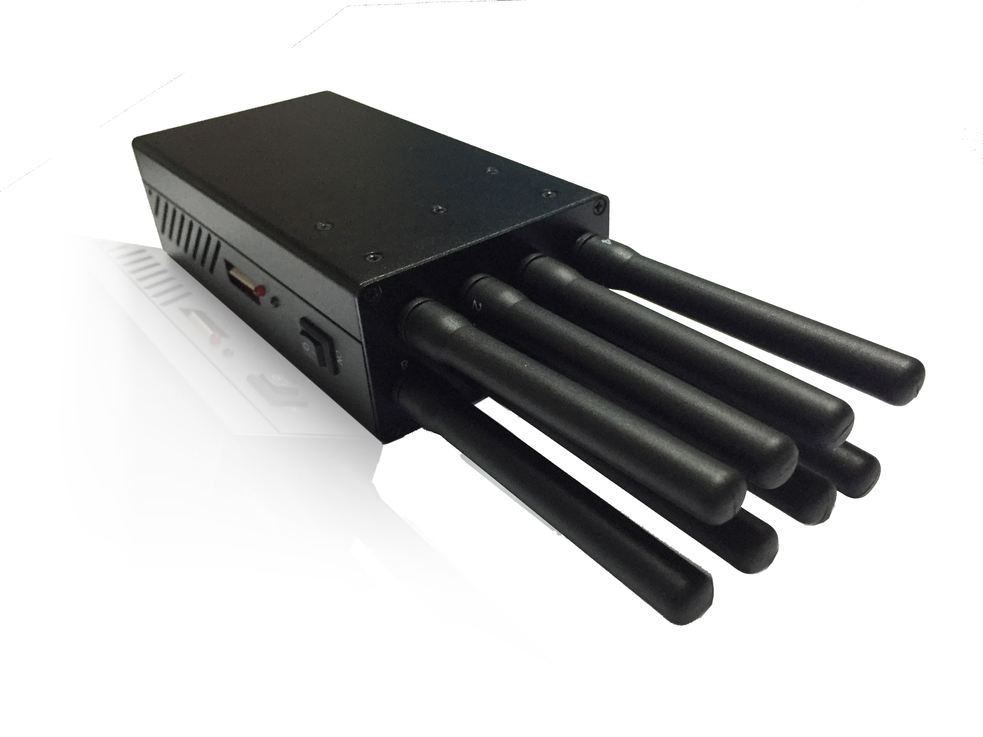 8 Bands Handheld Cell Phone Signal Jammer 2G / 3G / 4G / Wifi Blocker AC110V-240V