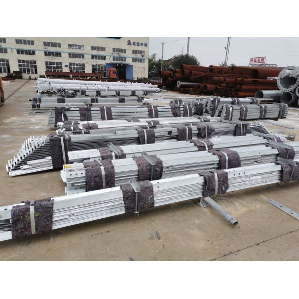 Pylon 4 Legged Power Transmission Line Tower Galvanized Electrical