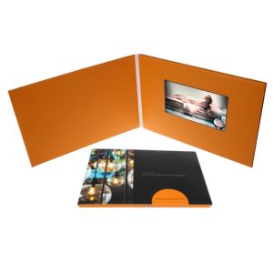4C Printing LCD Video Business Cards With Clear TFT / LCD Screen