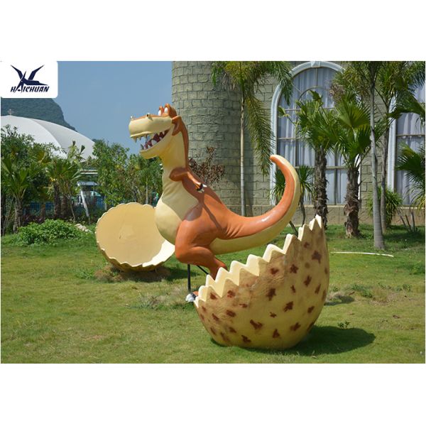 Customized Life Size Fiberglass Statues Handmade For Zoo Exhibition / Water Park