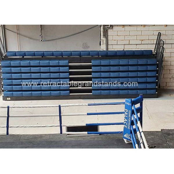 Indoor Gym polyethylene Echo Seating Retractable Grandstands