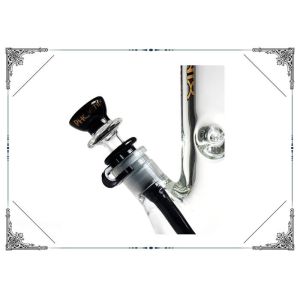 PHOENIX STAR 9MM Glass Bongs Straight Tube Smoking Water Pipe