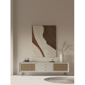 Cabrini Slate Hanging Wall Mounted Tv Cabinet Italian Style