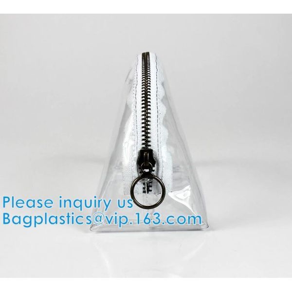 Slider Zipper Pvc Pouch Clear Vinyl Pvc EVA Swimwear Packaging Bikini Swimwear Bag Zipper Storage Bag