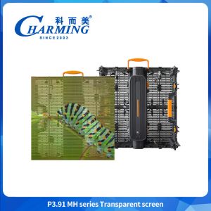 SMD 1921 Transparent LED Video Wall Transparent Led Display Board 140° Viewing