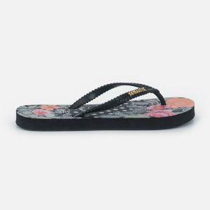 Wear Resistant OEM Summer Beach Flip Flop With Black Thin Strap