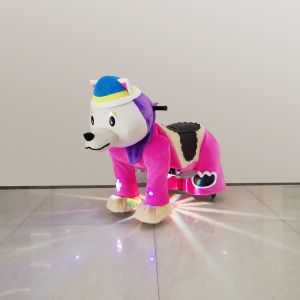 Mp3 Music Electronic Coin Operated Kiddie Ride Attractive Walking Animal