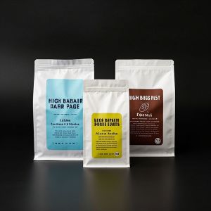 Eight Side Sealing Flat Bottom Bag - 3D Stand-Up Pouches with Airtight Ziplock &