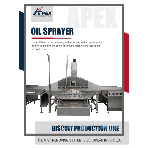 High Quality Customized Professional Essential Biscuit Food Bakery Oil Spray Machine