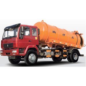 China KEG Piple Nozzle 60 Meters Sewer Cleaning Truck / 8 CBM Vacuum Sewage Drainage Truck on sale