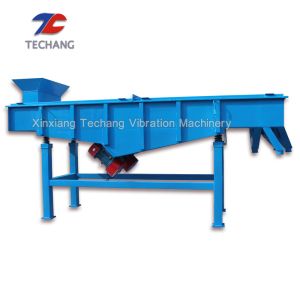 Carbon Steel Linear Vibrating Screen , Sand Vibrating Screen Classifier